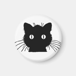 Cute Kitty Cat Head Magnet