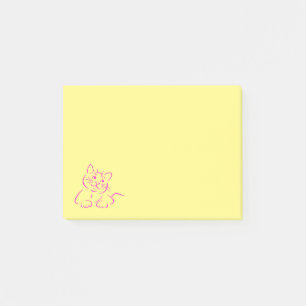 Cute Kitty Cat Illustration Post-it Notes