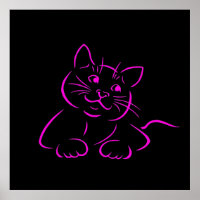 Cute Kitty Cat Illustration
