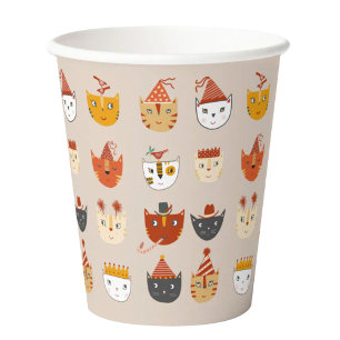 Cute Kitty Cat Paper Cups