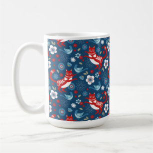 Cute Kitty Cat Pattern Coffee Mug