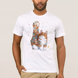 Cute Kitty Cat Pet Animal  T-Shirt