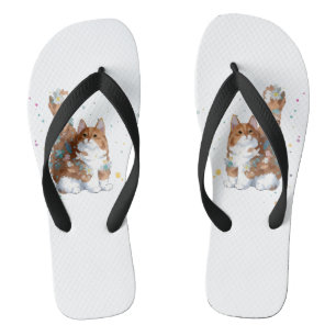 Cute Kitty Cat Pet Animal Thongs