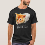 Cute Kitty Cat Purrito Burrito Pun Essential T-Shirt<br><div class="desc">Cute Kitty Cat Purrito Burrito Pun Essential</div>