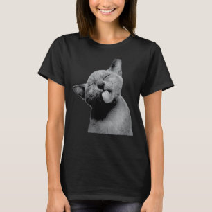 Cute Kitty Cat Sticking Out His Tongue At You Anim T-Shirt