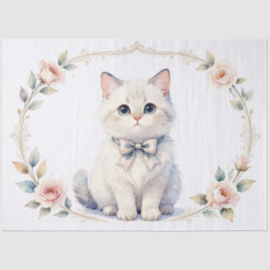 cute kitty cat tissue paper