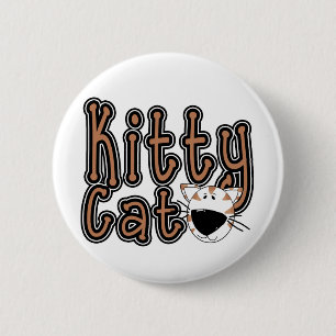 Cute Kitty Cat Tshirts and Gifts 6 Cm Round Badge