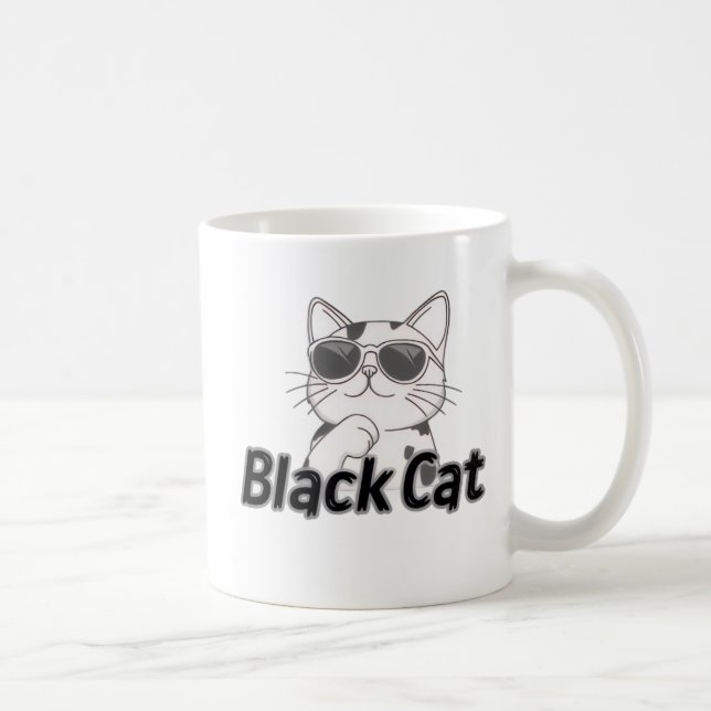 Cute Kitty Coffee Mug | Perfect Gift for Cat Lover (Right)