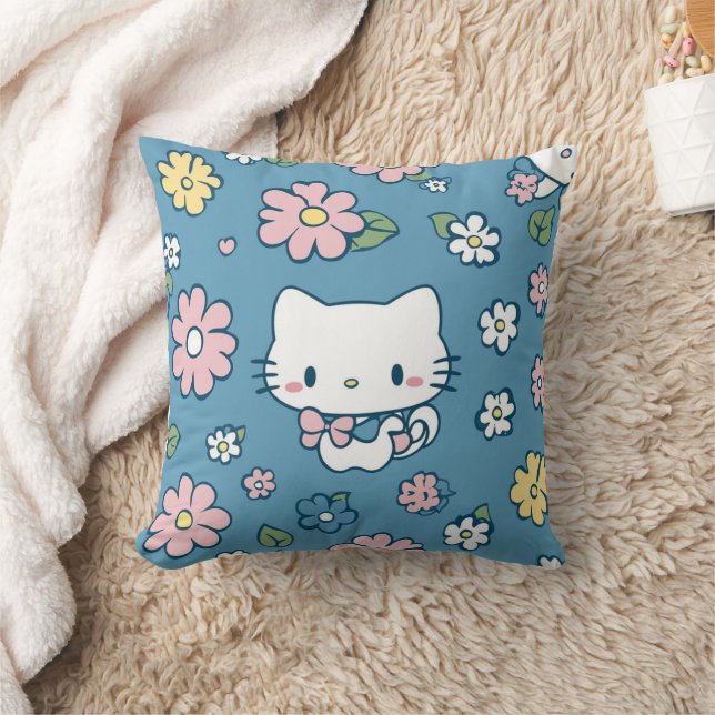Cute Kitty Decorative Pillow – Gift for Cqt Lovers (Blanket)