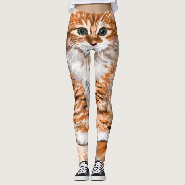 Cute Kitty Leggings (Front)
