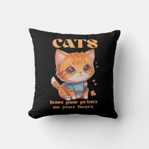 cute kitty love cushion