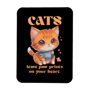 cute kitty love magnet