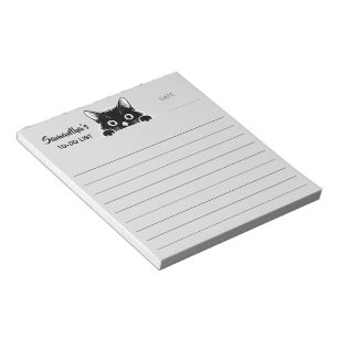Cute Kitty Minimalistic Design - CAT 1 Notepad