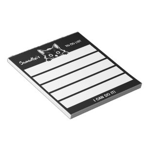 Cute Kitty Minimalistic Design - CAT 1a Notepad