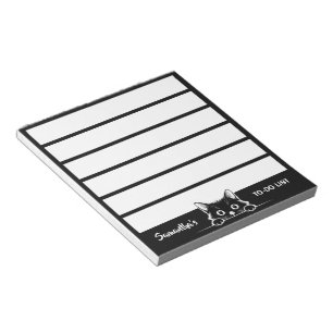 Cute Kitty Minimalistic Design - CAT 1a Notepad