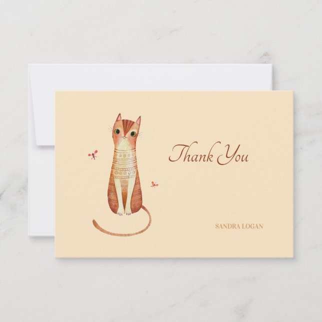 Cute Kitty Notecard (Front)