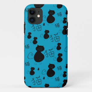 Cute kitty pattern iPhone 11 case