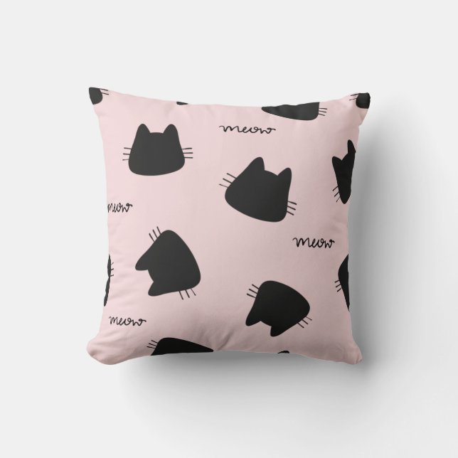 cute kitty pattern cushion (Front)