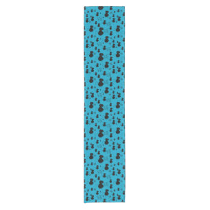 Cute kitty pattern short table runner