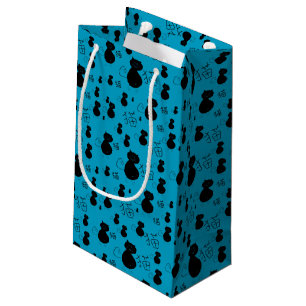 Cute kitty pattern small gift bag