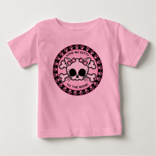 Cute Kitty Skull Baby T-Shirt