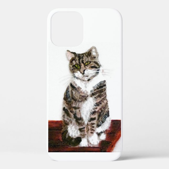 Cute Kitty Tabby Cat Case-Mate iPhone Case (Back)