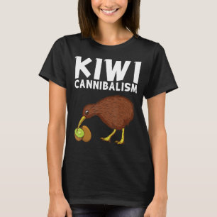 Cute Kiwi Bird Gift Men Women Funny Kiwi Cannibali T-Shirt