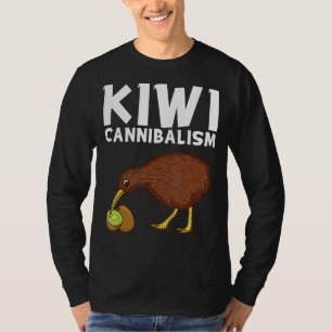 Cute Kiwi Bird Gift Men Women Funny Kiwi Cannibali T-Shirt