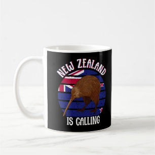Cute Kiwi Bird New Zealand Travel Coffee Mug