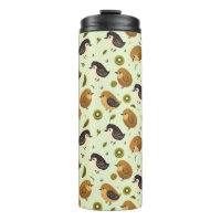 Cute Kiwi Birds Pattern