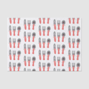 Cute knife fork and spoon cutlery cartoon tissue paper