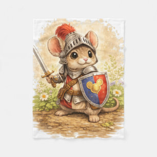 Cute Knight Mouse Blanket – Kawaii Animal