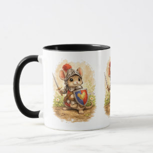 Cute Knight Mouse Coffee Mug – Brave Mouse