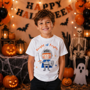 Cute Knight of Frights Halloween Boy Costume T-Shirt
