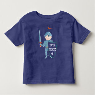 Cute knight personalised toddler T-Shirt