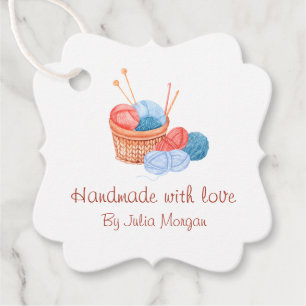 Cute Knit Homemade Hang Tag 