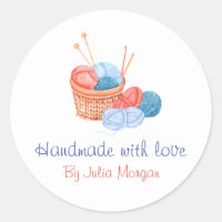 Cute Knit Homemade Label