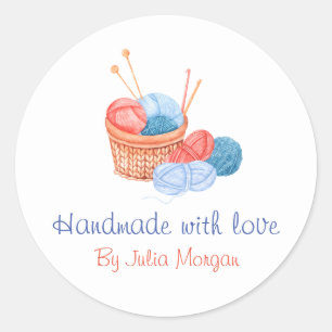 Cute Knit Homemade Label