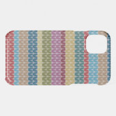Cute Knitted Style Colourful Striped Uncommon iPhone Case (Back (Horizontal))