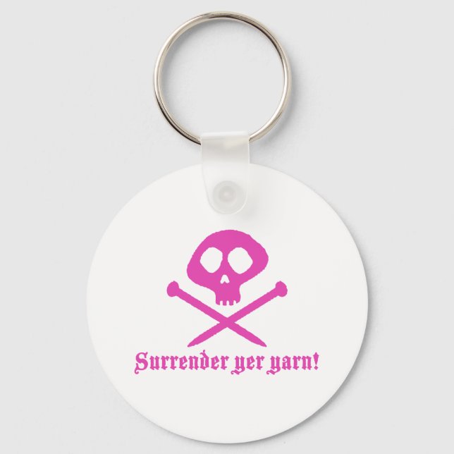 Cute Knitting Key Ring (Front)