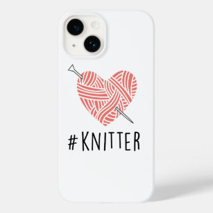 Cute Knitting Lover   Knitter Funny Case-Mate iPhone 14 Case