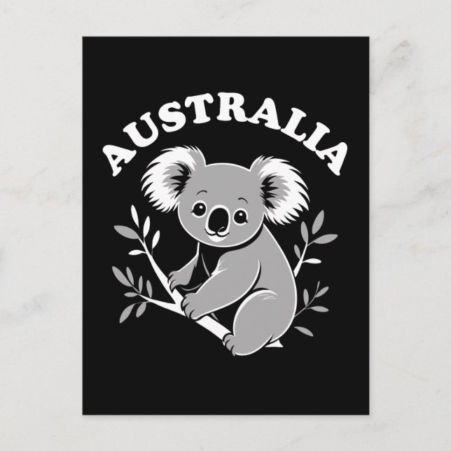 Cute Koala - Australia Postcard (Front)