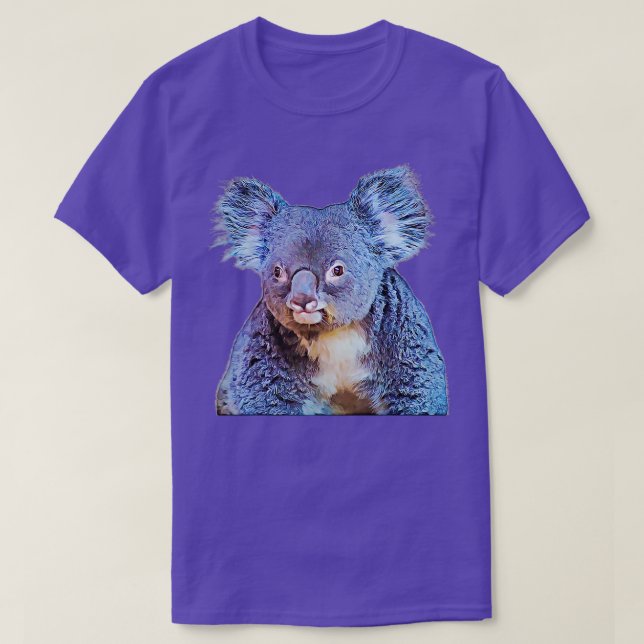 Cute Koala Australian Marsupial Oil Paint Koala Be T-Shirt (Design Front)