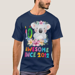 Cute koala bear 10 years birthday outfit for boys T-Shirt
