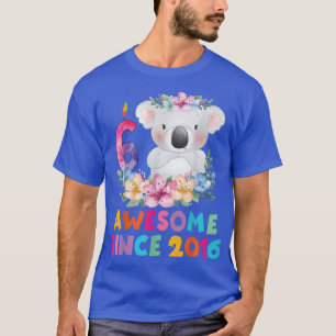 Cute koala bear 6 years birthday outfit for boys g T-Shirt