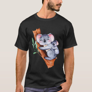 Cute Koala Bear And Baby  Australian Animal Lovers T-Shirt