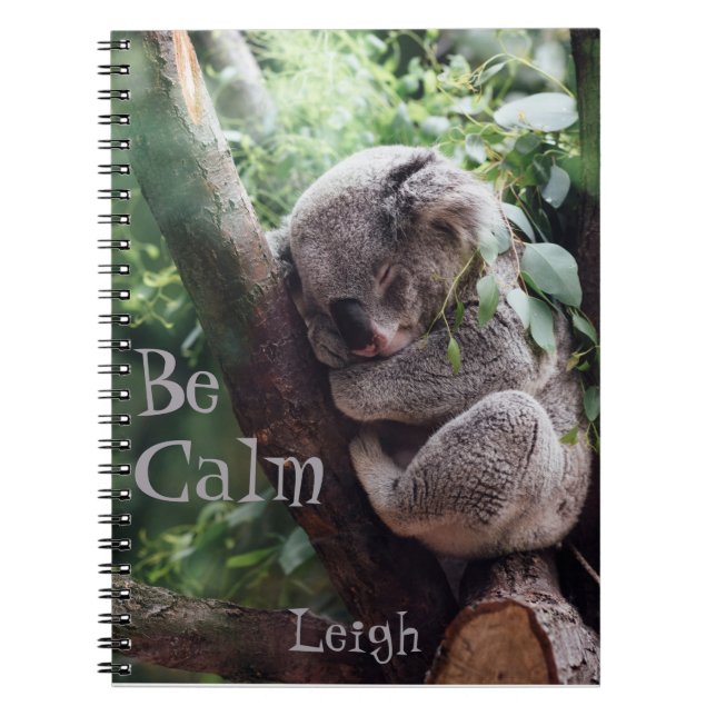 Cute Koala Bear Animal Lovers Journal (Front)