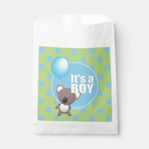Cute Koala Bear Baby Boy Favour Bag