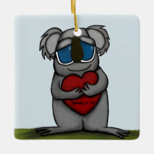 Cute Koala Bear Ceramic Ornament
