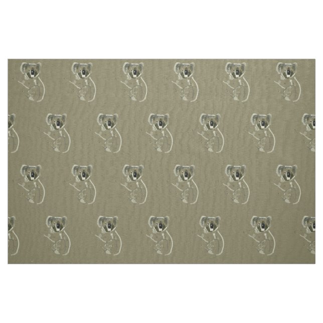 Cute Koala Bear Fabric (Fat Quarter)